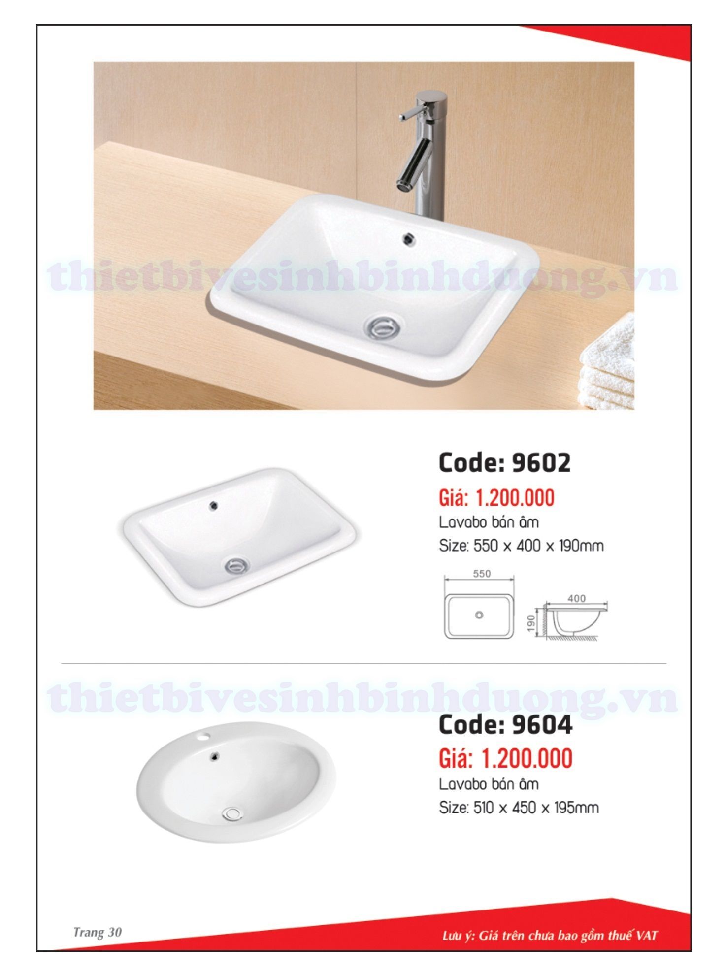 Lavabo sứ cao cấp Kassani 9602